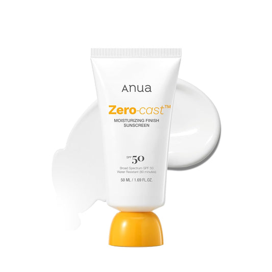 ANUA – Zero-cast Moisturizing Finish Sunscreen SPF 50+ PA++++